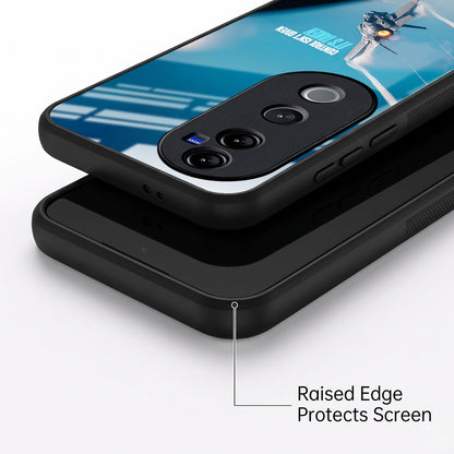 Vivo V40 Pro 5G Fighter Jet Control Acrylic Glass Back Case