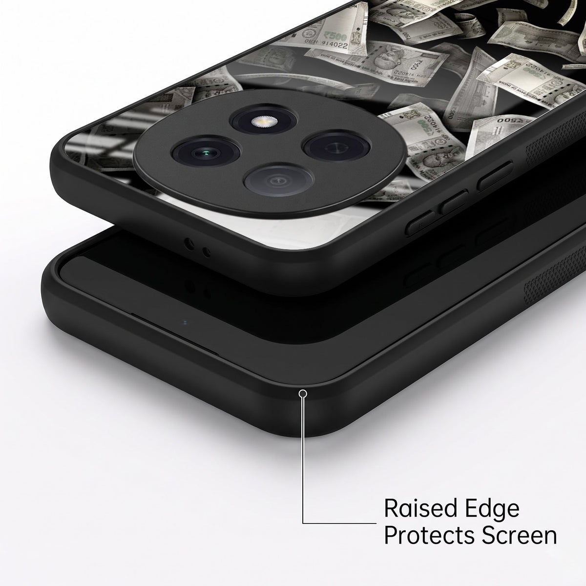 Oppo F29 Pro 5G Premium Acrylic Shockproof Glass Back Case (Money Magnet)