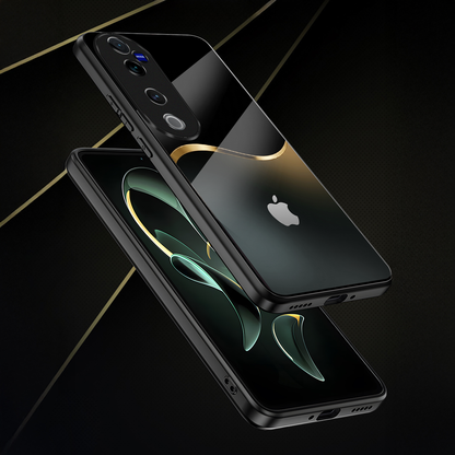 Vivo V40 Pro 5G Premium Acrylic Shockproof Glass Back Case (Apple)