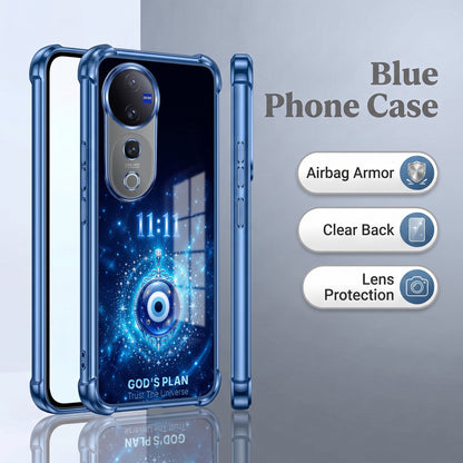 Vivo V40 Pro 5G Premium God’s Plan Evil Eye Airbags Printed Back Case