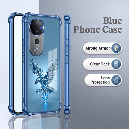Vivo V40 Pro 5G Blue Eagle Airbags Printed Back Case