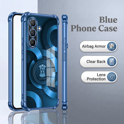 Samsung Galaxy A36 5G Blue Emblem Airbags Printed Back Case