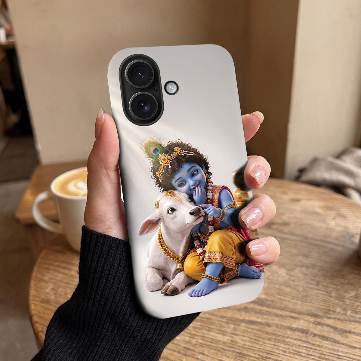 iPhone 16 5G Bal Krishna Blessings Protective Case