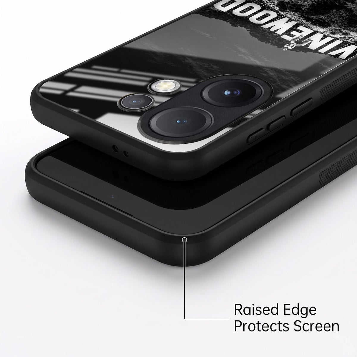 Vivo V60 5G Premium Acrylic Shockproof Glass Back Case (Vinewood)