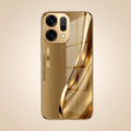 Oppo Reno 14 5G Luxury Infinity Energy Gold Electroplated Glass Phone Case