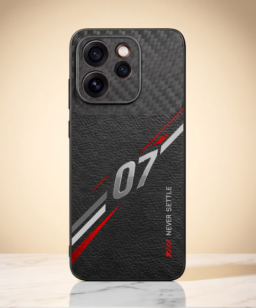 Oppo Reno 15 Pro Mini 5G Racing Edition Carbon Fiber Leather Hybrid Back Case