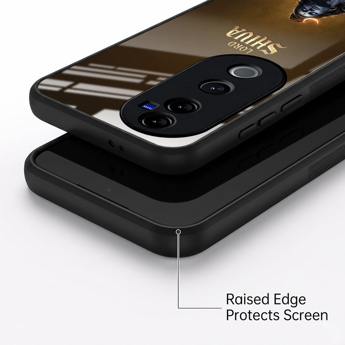 Vivo V40 Pro 5G Lord Shiva Acrylic Glass Back Case