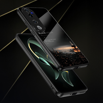Vivo V40 Pro 5G Premium Acrylic Shockproof Glass Back Case (Tower)