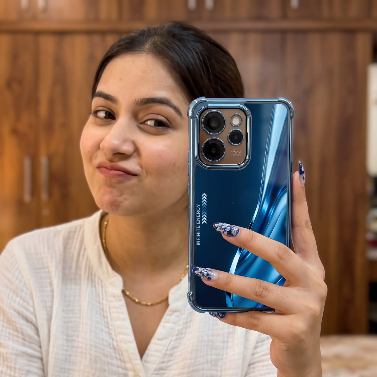 Oppo Reno 15 Pro Mini 5G Premium Infinity Energy Airbags Printed Back Case