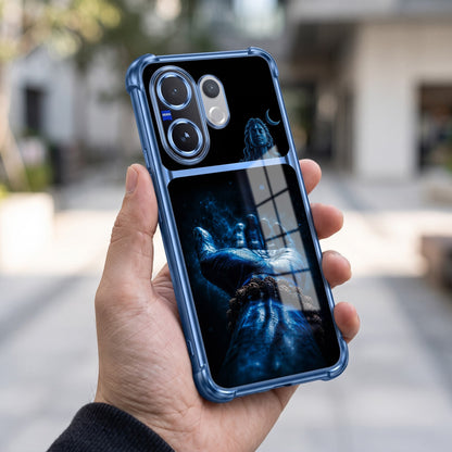 Vivo V60 5G Mahadev Divine Touch Dual-Tone Transparent Airbags Case