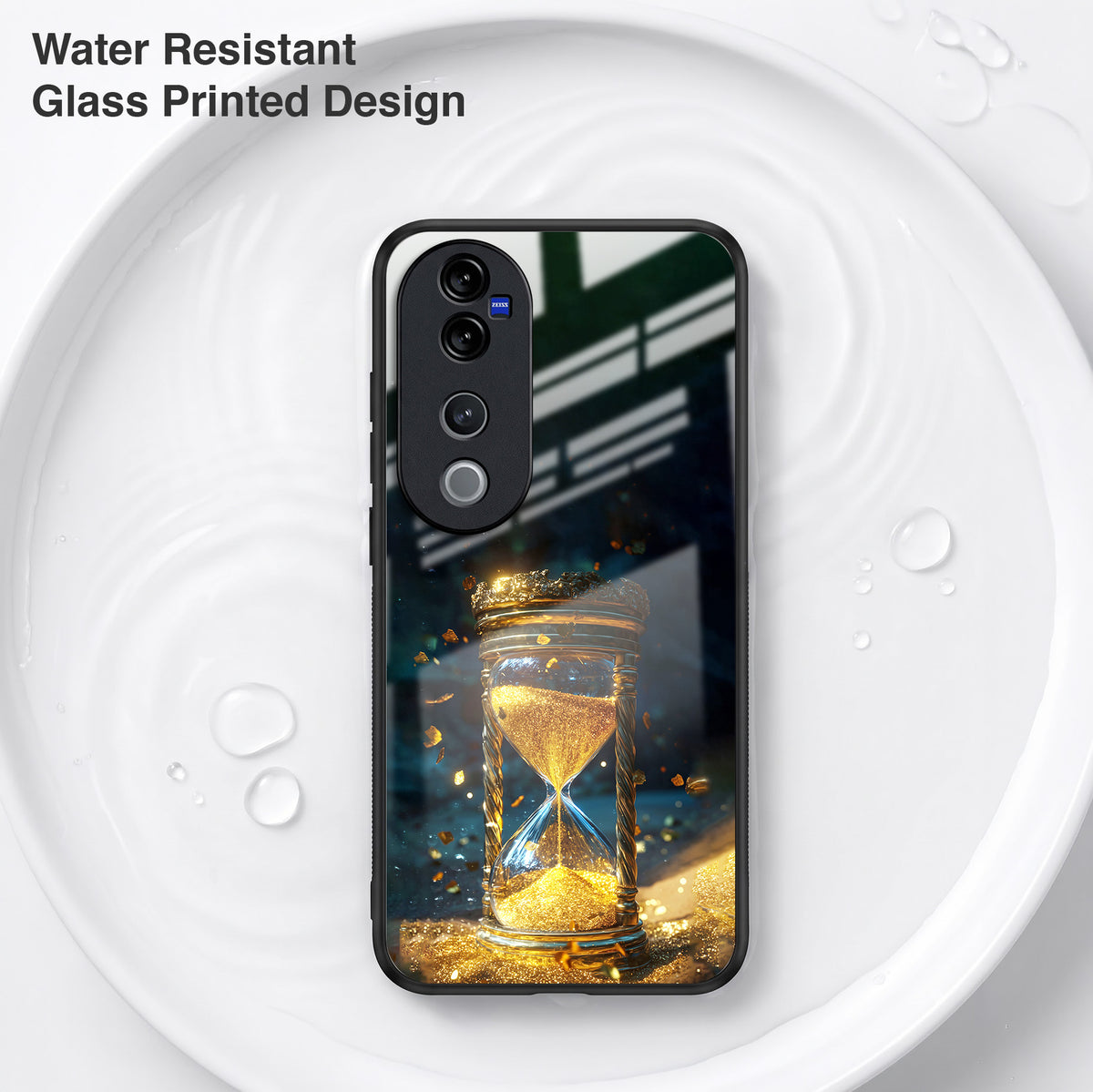 Vivo V40 Pro 5G Golden Hour Glass Acrylic Glass Back Case