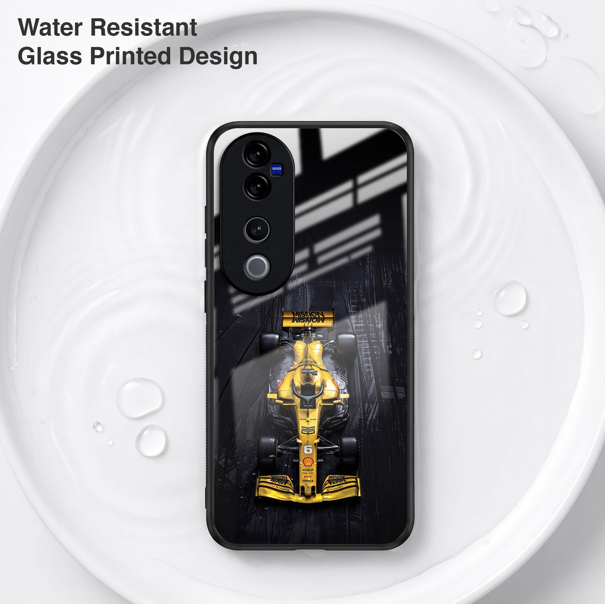 Vivo V40 Pro 5G F1 Racing Car Acrylic Glass Back Case