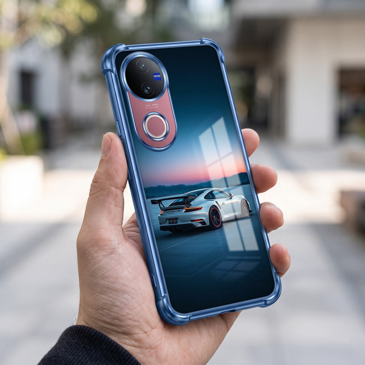Vivo V50 5G Porsche  Airbags Printed Back Case