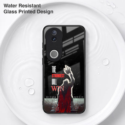 Vivo V50 5G The Strongest Will Win Acrylic Glass Back Case
