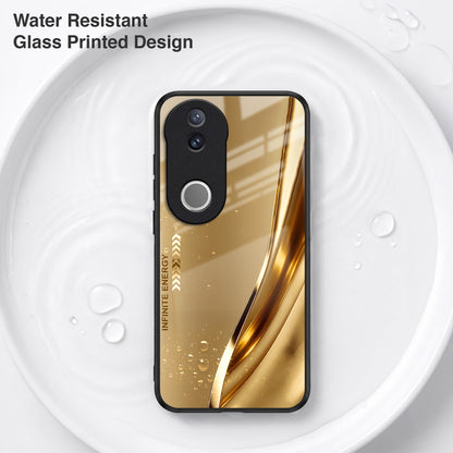 Vivo V50 5G Luxury Infinity Energy Acrylic Glass Back Case