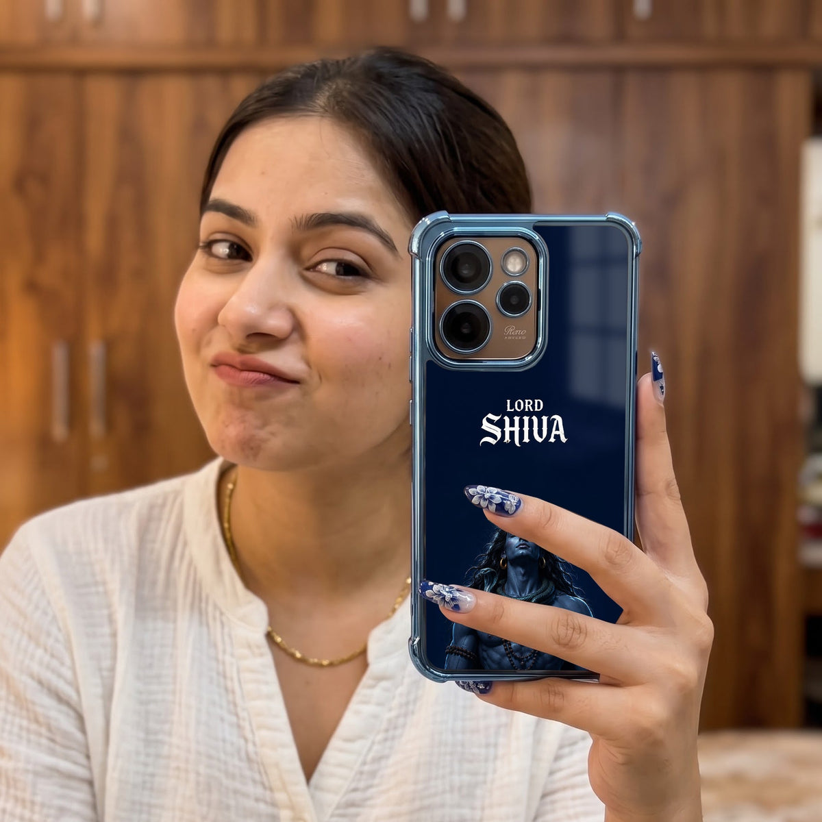 Oppo Reno 15 Pro Mini 5G Premium Lord Shiva Airbags Printed Back Case