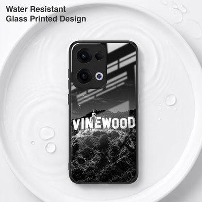 Oppo Reno 13 5G Premium Acrylic Shockproof Glass Back Case (Vinewood)