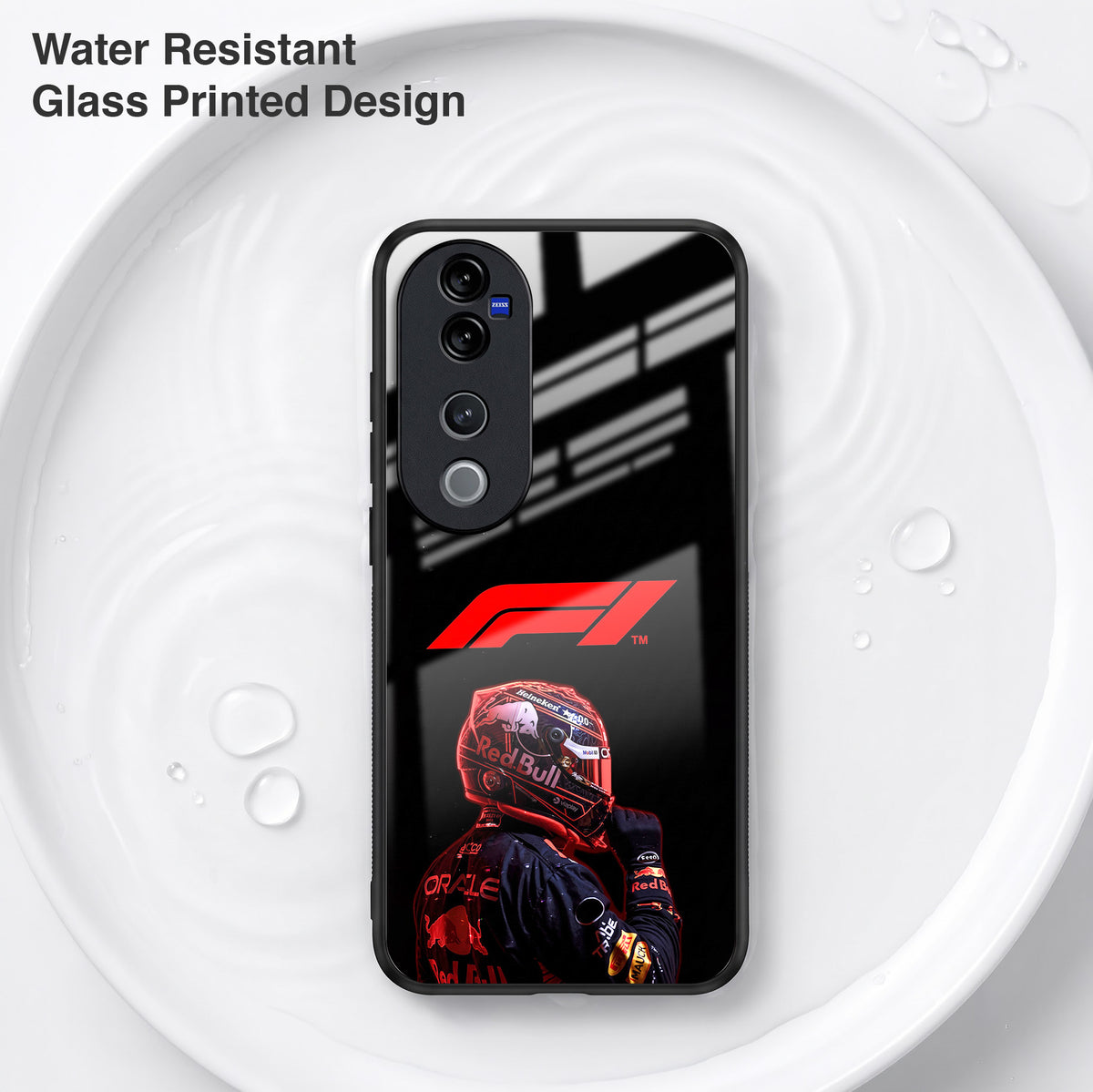 Vivo V40 Pro 5G F1 Racing Car Driver Acrylic Glass Back Case