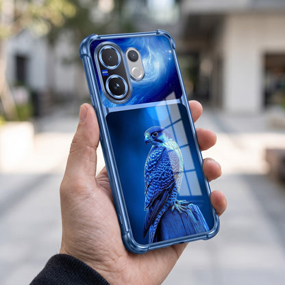 Vivo V60 5G Royal Falcon Dual-Tone Transparent Airbags Case