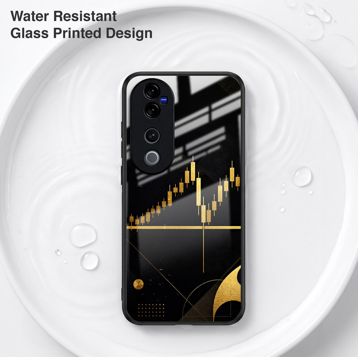 Vivo V40 Pro 5G Trading Candles Acrylic Glass Back Case