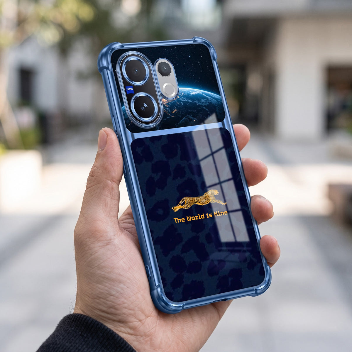 Vivo V60 5G World Is Mine Dual-Tone Transparent Airbags Case