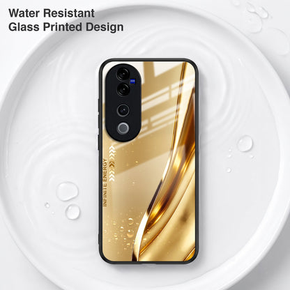 Vivo V40 Pro 5G Luxury Infinity Energy Acrylic Glass Back Case