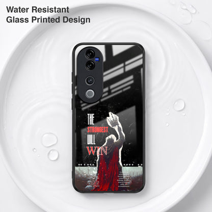 Vivo V40 Pro 5G The Strongest Will Win Acrylic Glass Back Case