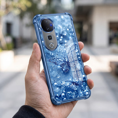 Vivo V40 Pro 5G Butterfly Airbags Printed Back Case