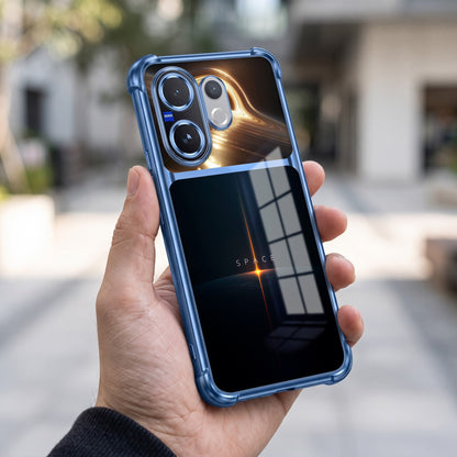 Vivo V60 5G Space Dual-Tone Transparent Airbags Case