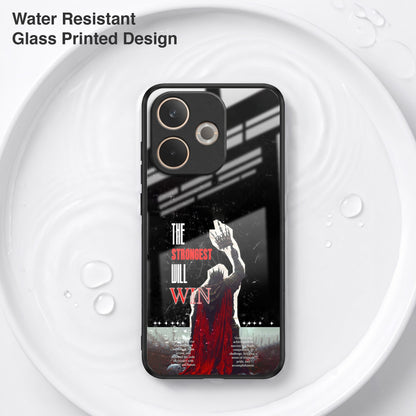 Oppo A5 Pro 5G The Strongest Will Win Acrylic Glass Back Case