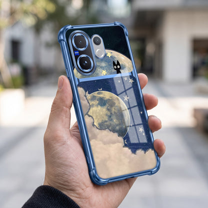Vivo V60 5G Moonlight Galaxy Dual-Tone Transparent Airbags Case
