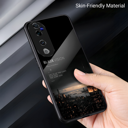 Vivo V40 Pro 5G Premium Acrylic Shockproof Glass Back Case (Tower)