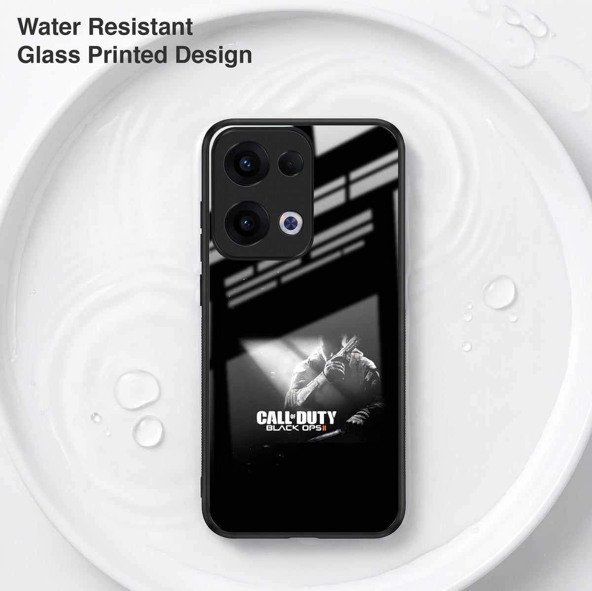 Oppo Reno 13 5G Premium Acrylic Shockproof Glass Back Case (Gamer Edition)