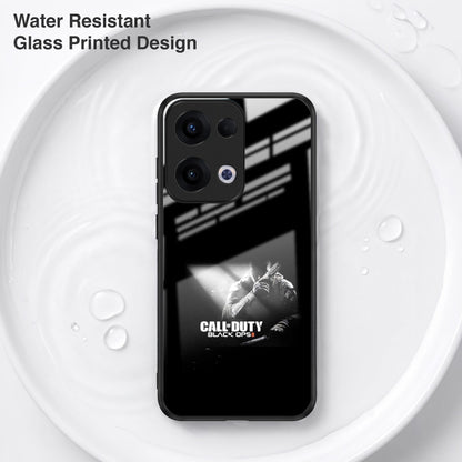 Oppo Reno 13 5G Premium Acrylic Shockproof Glass Back Case (Gamer Edition)
