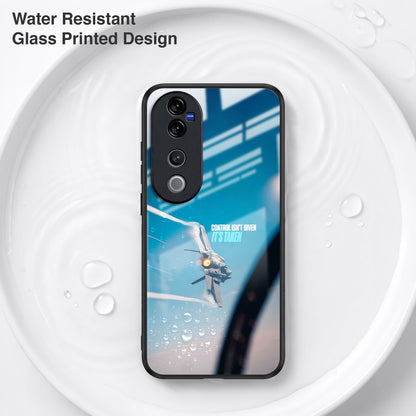 Vivo V40 Pro 5G Fighter Jet Control Acrylic Glass Back Case