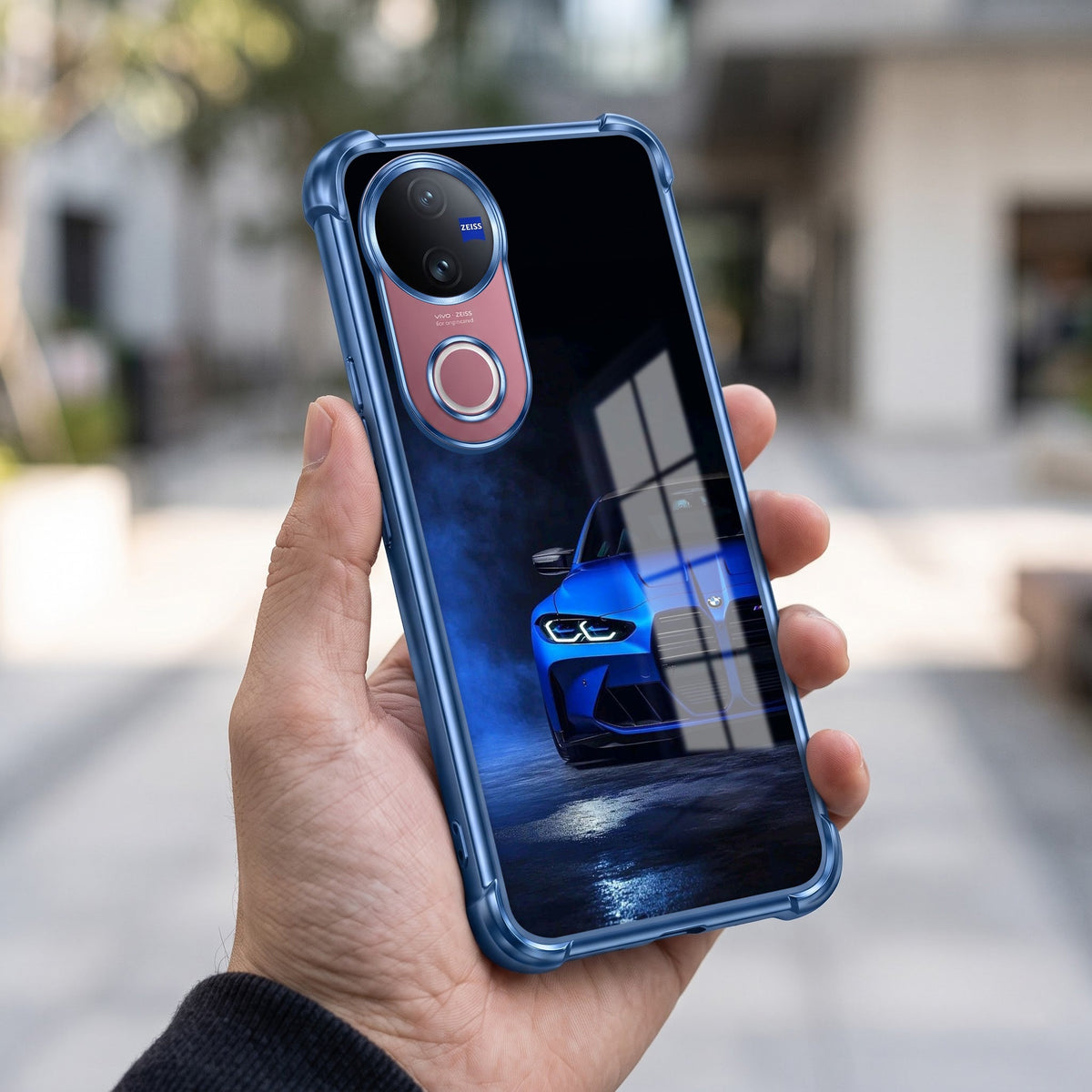 Vivo V50 5G BMW Sport Car Airbags Printed Back Case