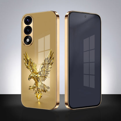 Oneplus Nord 5 5G Golden Eagle Gold Electroplated Glass Phone Back Case