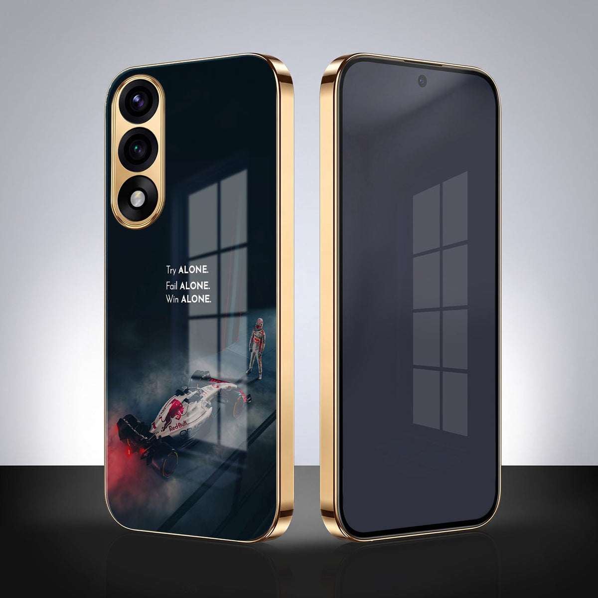 Oneplus Nord 5 5G Win Alone F1 Racing Acrylic Glass Back Case