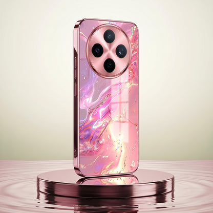 Vivo X200T 5G Pearl Aurora Pink Electroplated Glass Phone Back Case