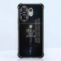 Vivo V60 5G Royal Crown Sword Dual-Tone Transparent Airbags Case