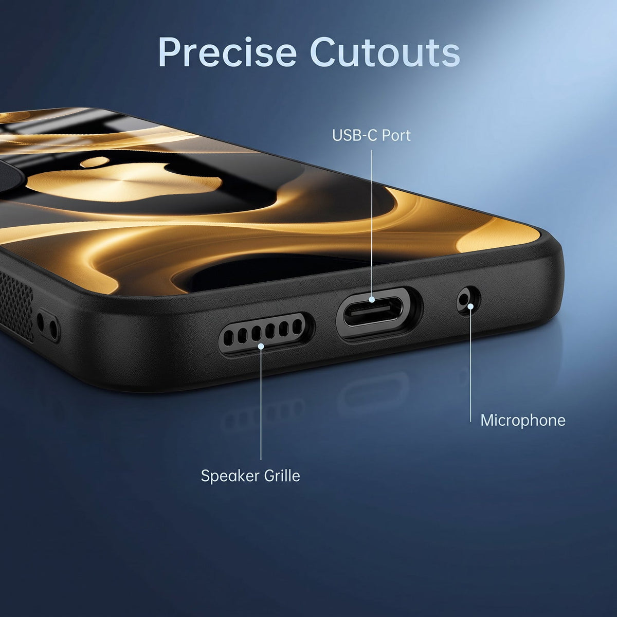 Vivo V40 Pro 5G Luxury Wave Acrylic Glass Back Case