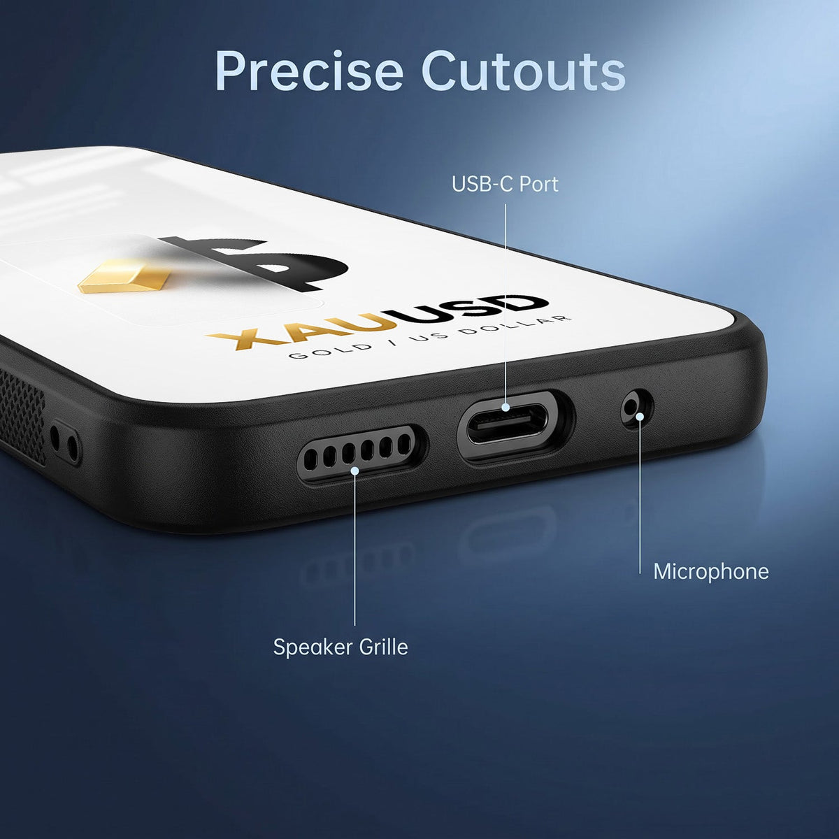 Vivo V50 5G Luxury XAU/USD Acrylic Glass Back Case