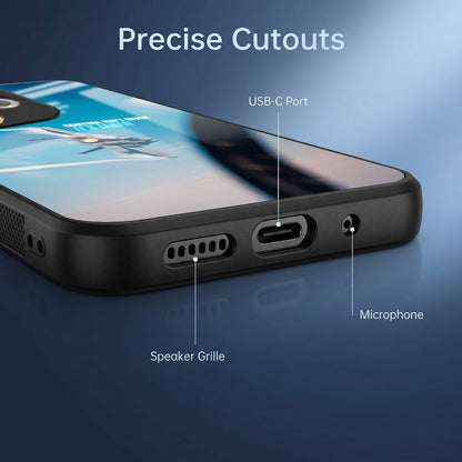Oppo A5 Pro 5G Fighter Jet Control Acrylic Glass Back Case