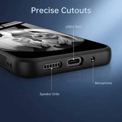Vivo V60 5G Premium Acrylic Shockproof Glass Back Case (Purrfect Duo)