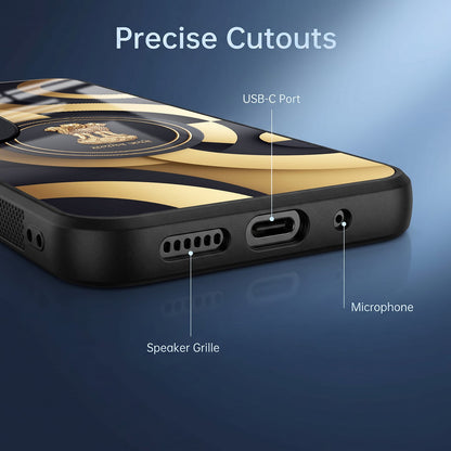 Vivo V40 Pro 5G Royal Emblem Acrylic Glass Back Case