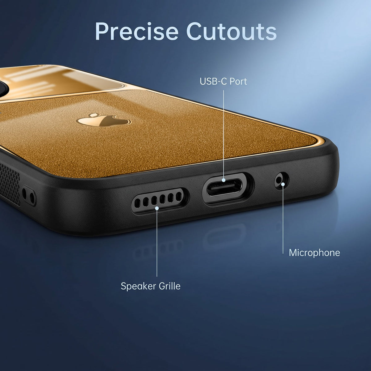 Vivo V40 Pro 5G Royal Touch Apple Acrylic Glass Back Case