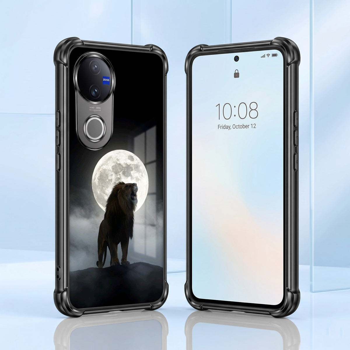 Vivo V50 5G Lunar Wolf Airbags Printed Back Case