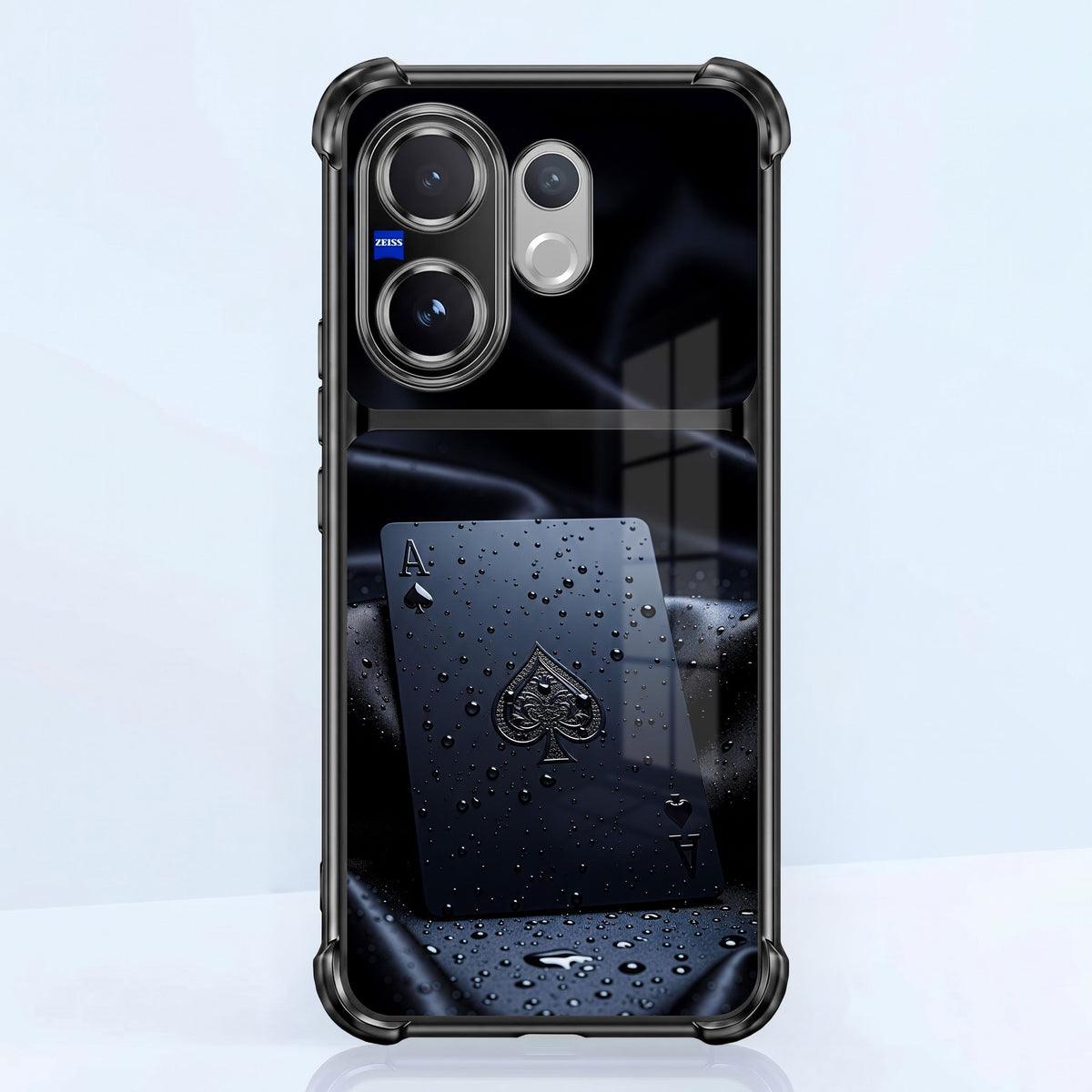 Vivo V60 5G Ace King Dual-Tone Transparent Airbags Case