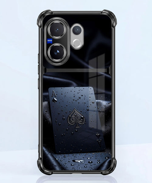 Vivo V60 5G Ace King Dual-Tone Transparent Airbags Case