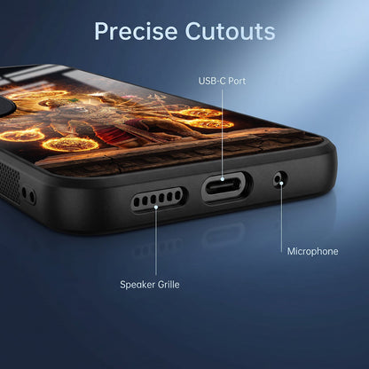 Vivo V40 Pro 5G Lord Narasimha Acrylic Glass Back Case